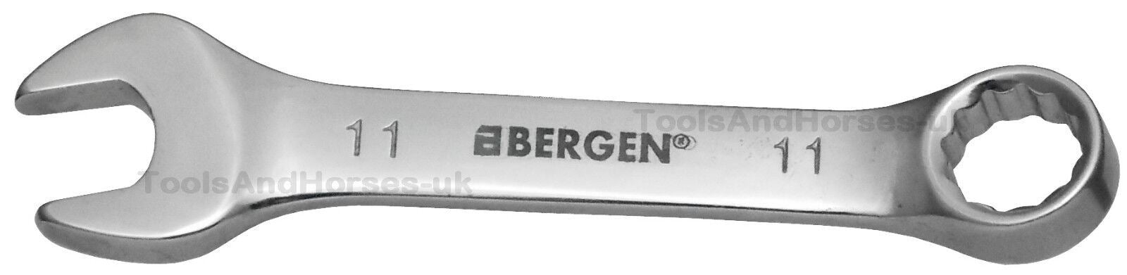 US Pro 10 Piece Stubby Combination Spanner Set 10mm - 19mm 2202