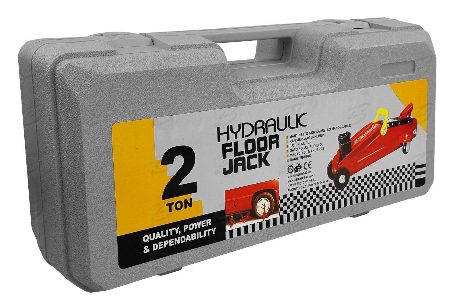 TOOLZONE 2 TON TROLLEY JACK