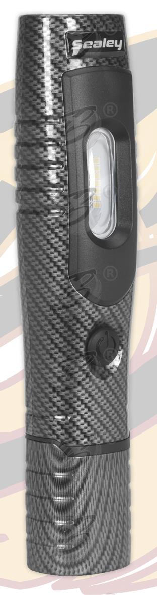 SEALEY RECHARGEABLE SMD LED LI - ION WORK LIGHT ( CARBON FIBRE )
