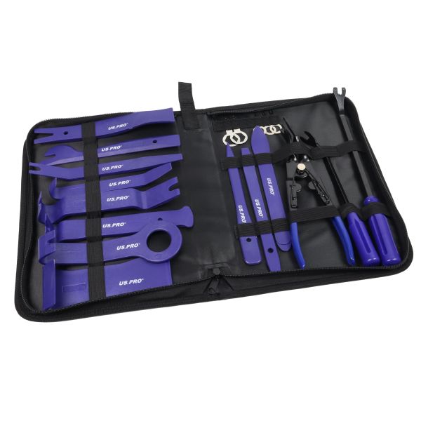 US Pro 19 Piece Removal Kit For Trim, Audio And Terminals  5458