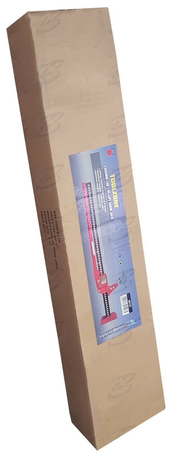 Toolzone Heavy Duty 1200mm (48") Hi-Li Foot Tractor Jack Farm Jack 2.4 Tonne Hoist AU157