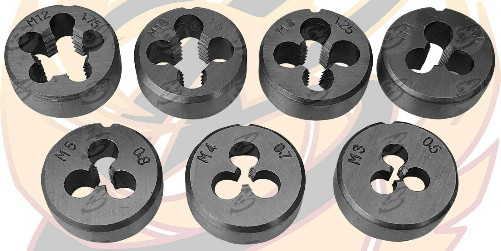 US PRO 32PCS METRIC TAP & DIE SET M3 - M12