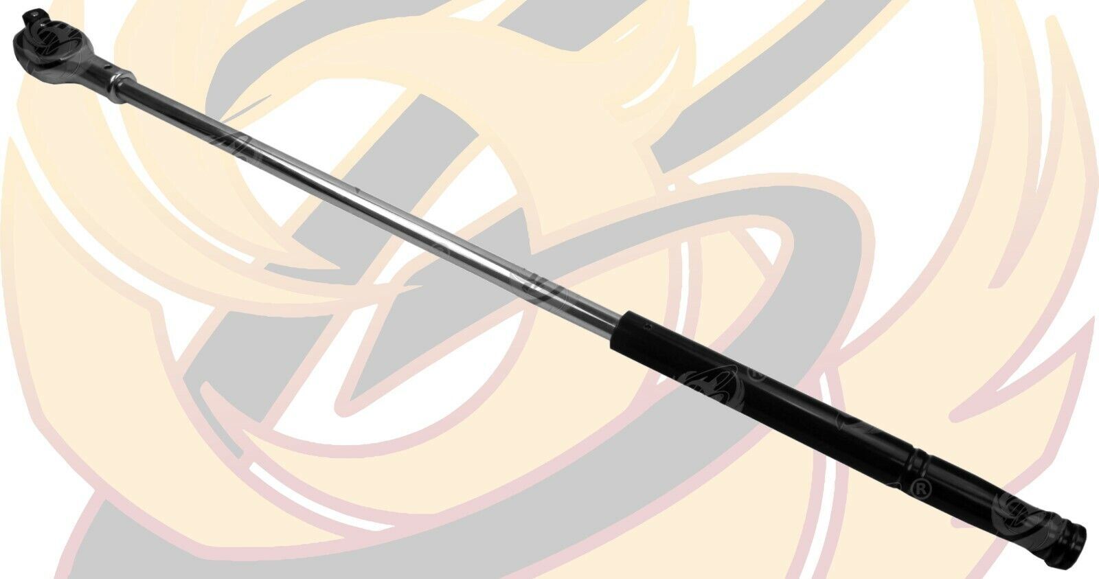 US PRO 3/4" DRIVE 24 TOOTH 1000MM LONG RATCHET HANDLE & 17MM 6 POINT DEEP IMPACT SOCKET