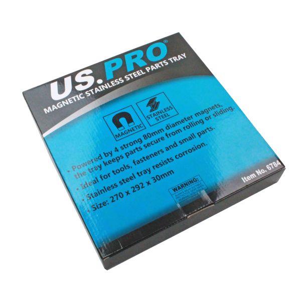 US Pro Large Magnetic Stainless Steel Parts Tray  6784