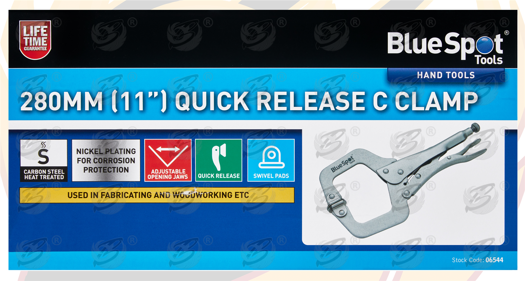 BlueSpot 280mm (11") Quick Release C Clamp ( 06544 )