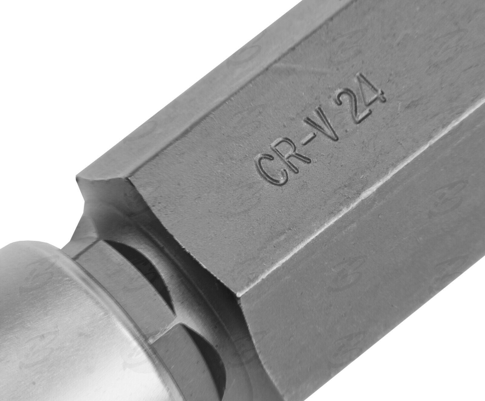 TOOLZONE 5PCS 1/2" DRIVE EXTRA LARGE HEX BIT SOCKETS H14 - H24