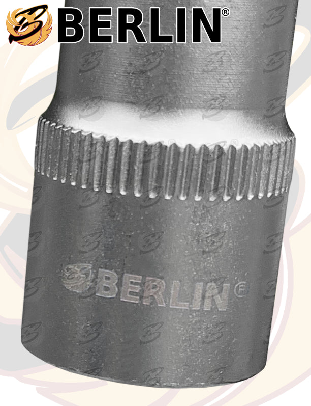 BERLIN 9PCS 3/8" DRIVE HEX BIT SOCKETS H3 - H12