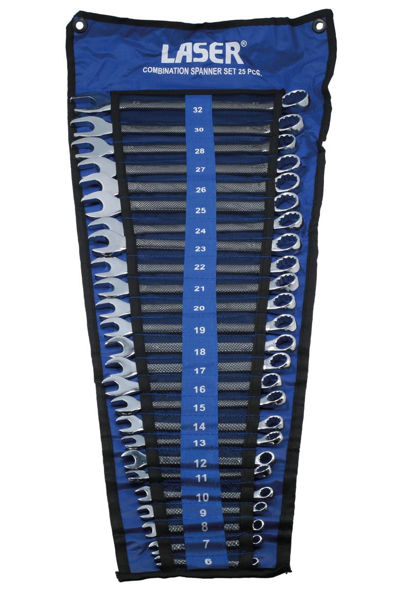 Laser 25 Piece Combination Spanner Set 6mm - 32mm  6396