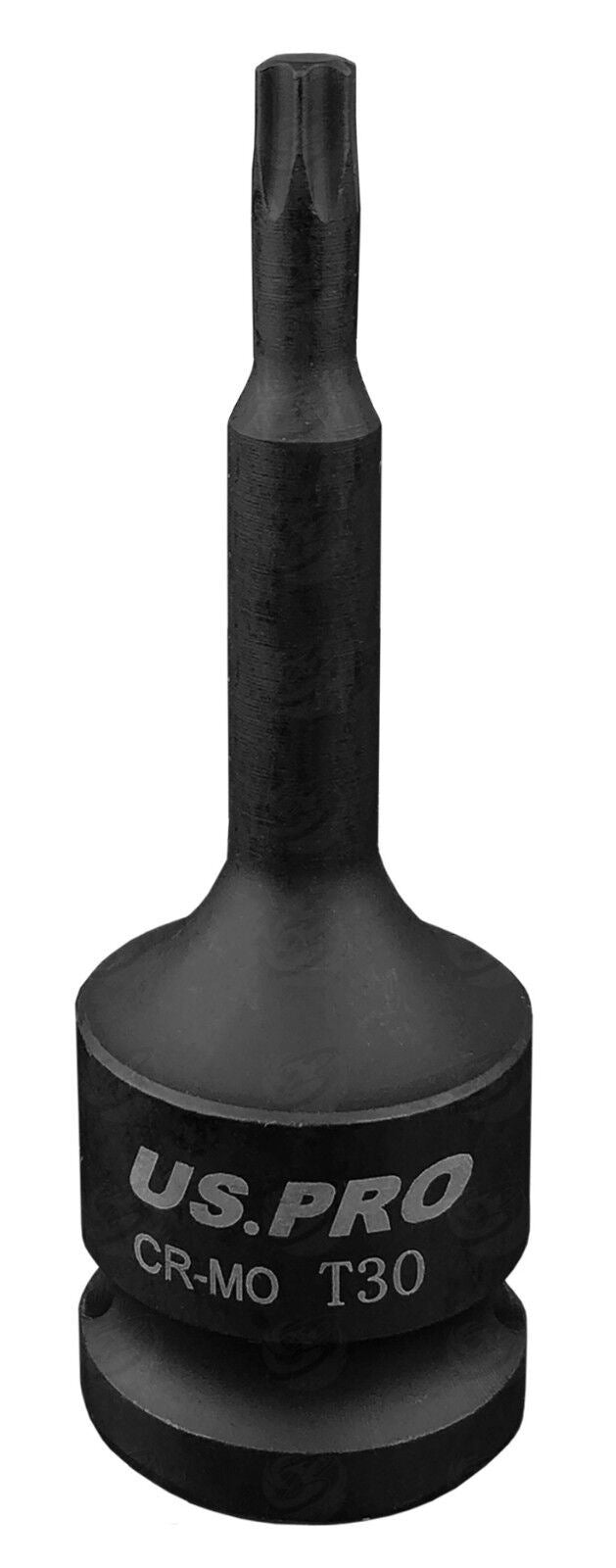 US PRO T30 1/2" DRIVE 78MM LONG IMPACT TORX BIT SOCKET ( SINGLE )