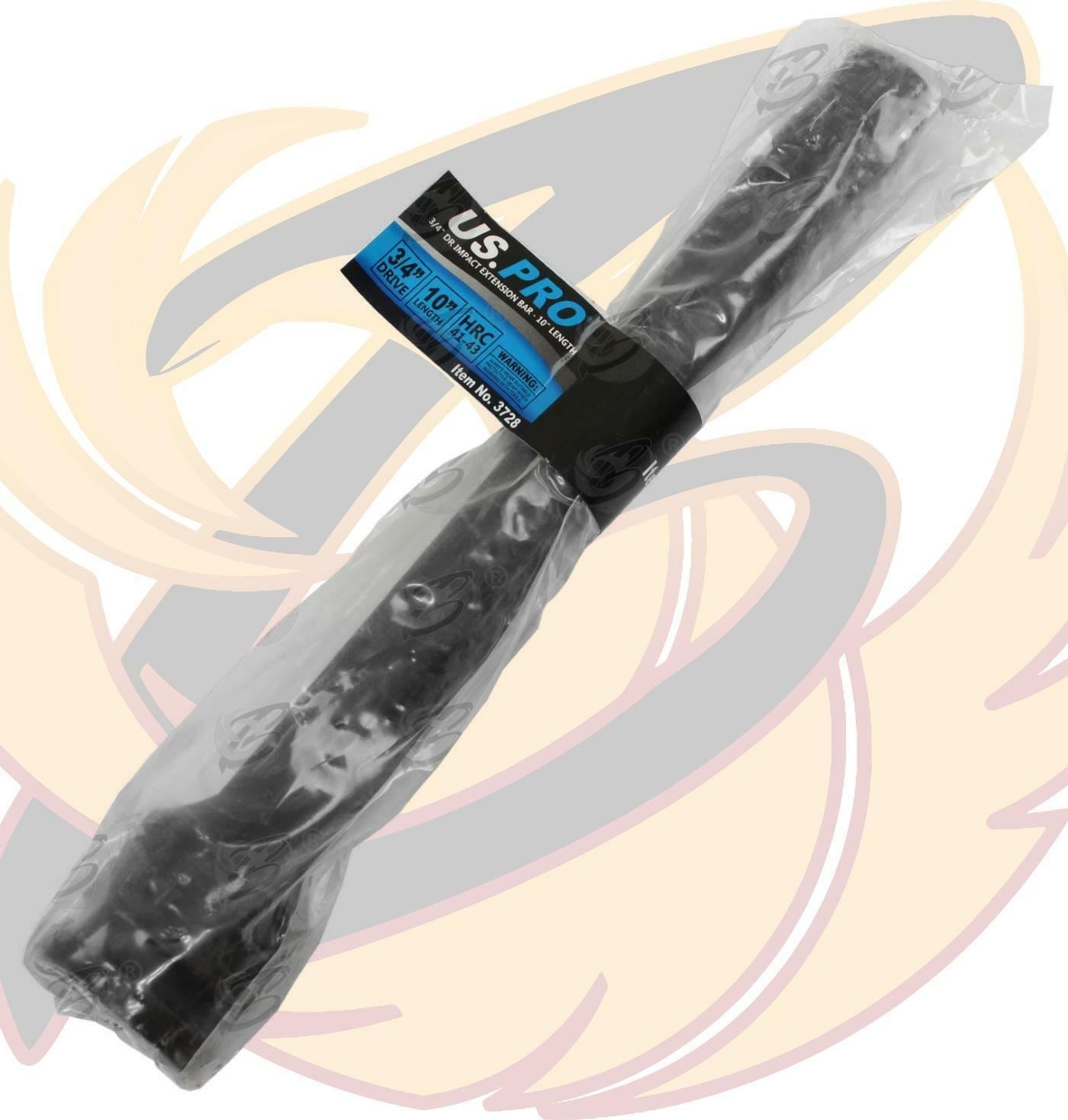 US PRO 3/4" DRIVE 10" LONG IMPACT EXTENSION BAR