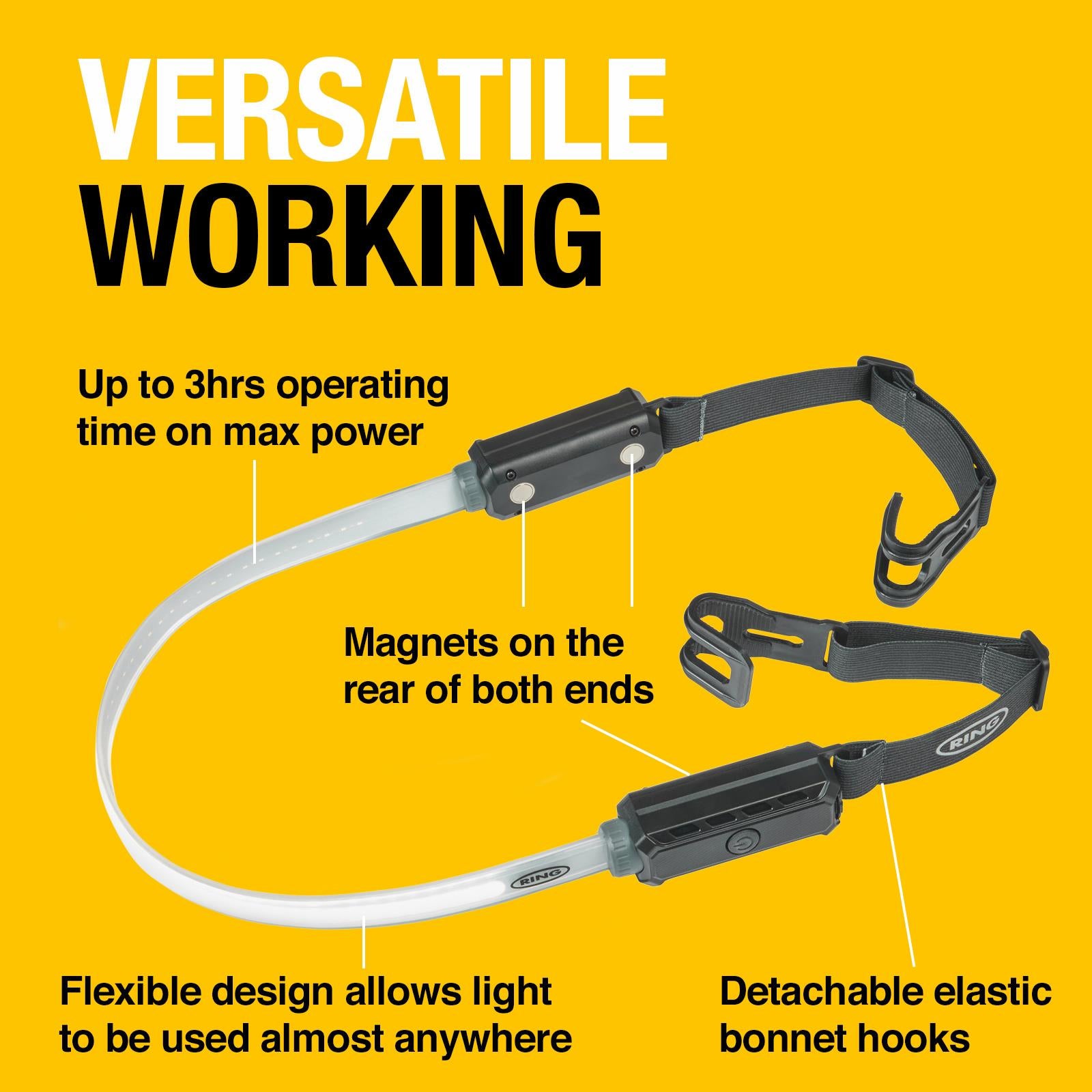 Ring Flexible Under Bonnet Work Light ( 1000 Lumens )  RUBL1500
