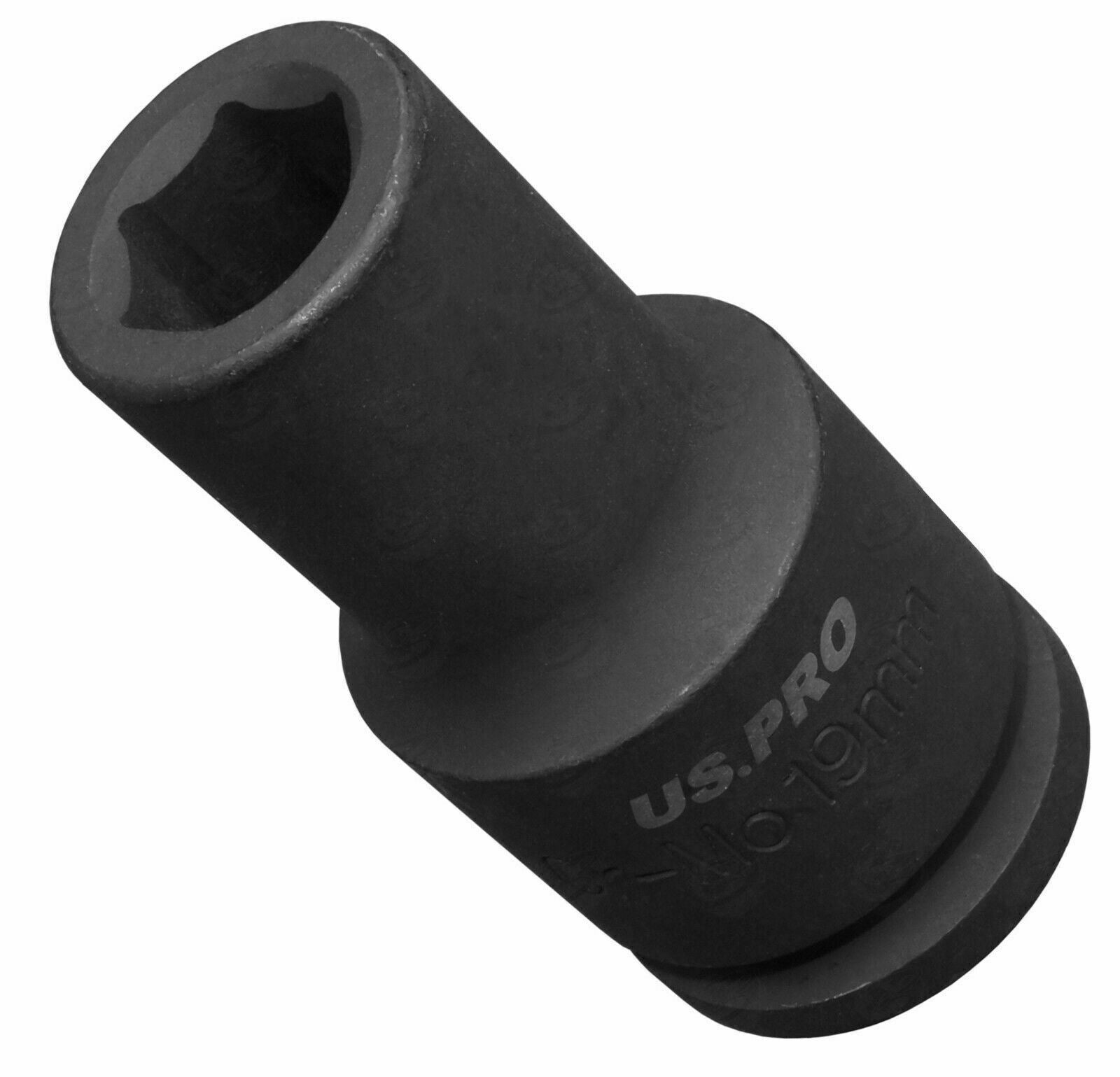 US PRO 3/4" DRIVE 24 TOOTH 1000MM LONG RATCHET HANDLE & 19MM 6 POINT DEEP IMPACT SOCKET