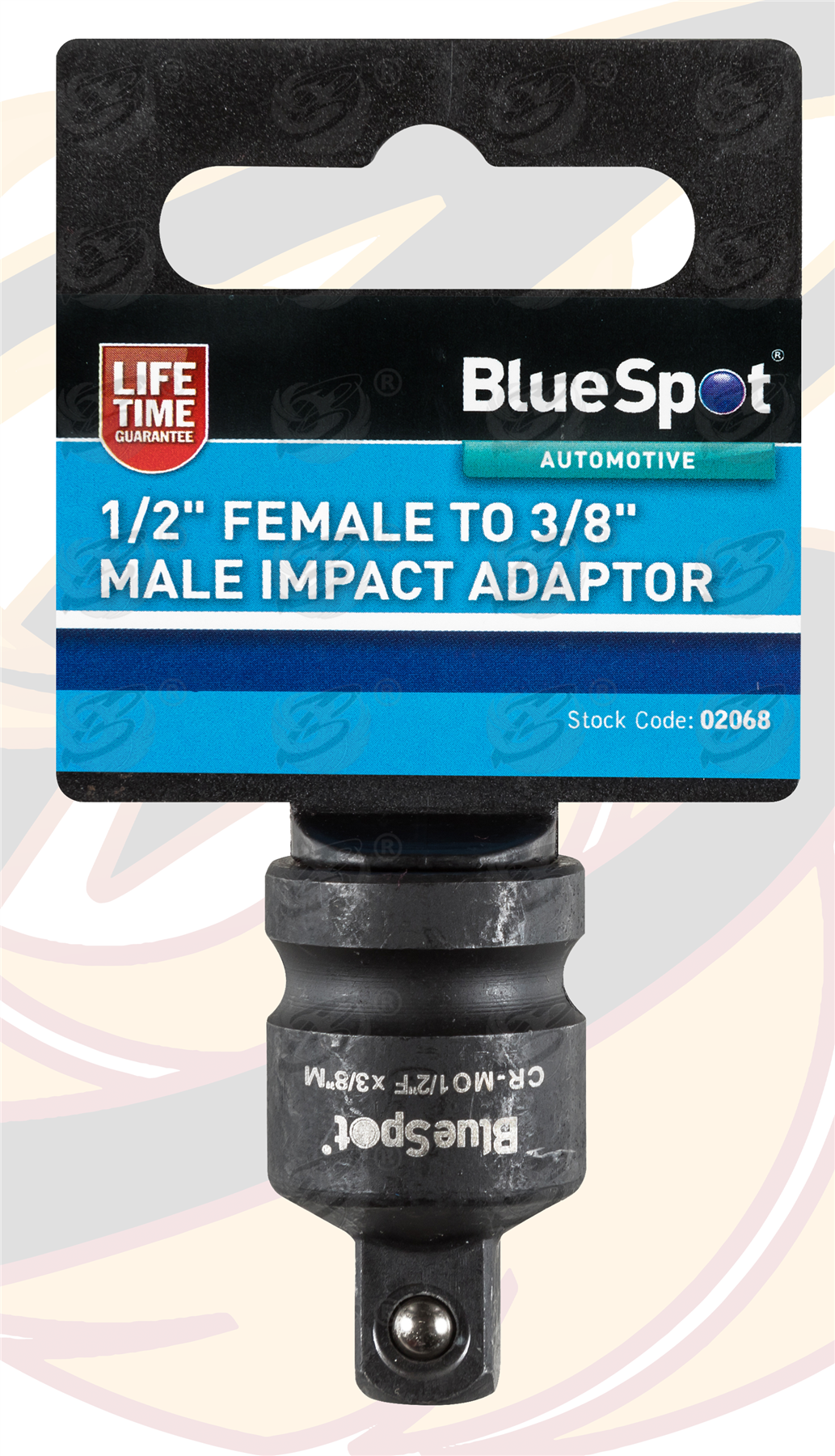BlueSpot Impact Socket Ada Pointer 1/2" Drive Down To 3/8" Drive ( 02068 )