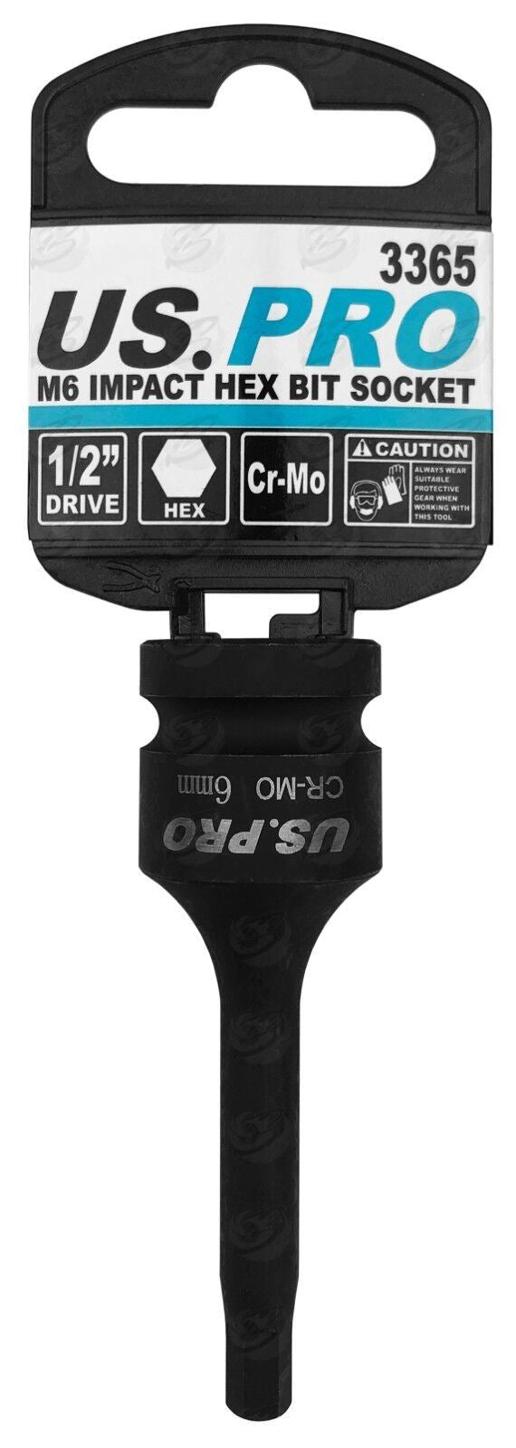 US Pro H6 1/2" Drive 78mm Long Impact Hex Bit Socket ( Single )  3365