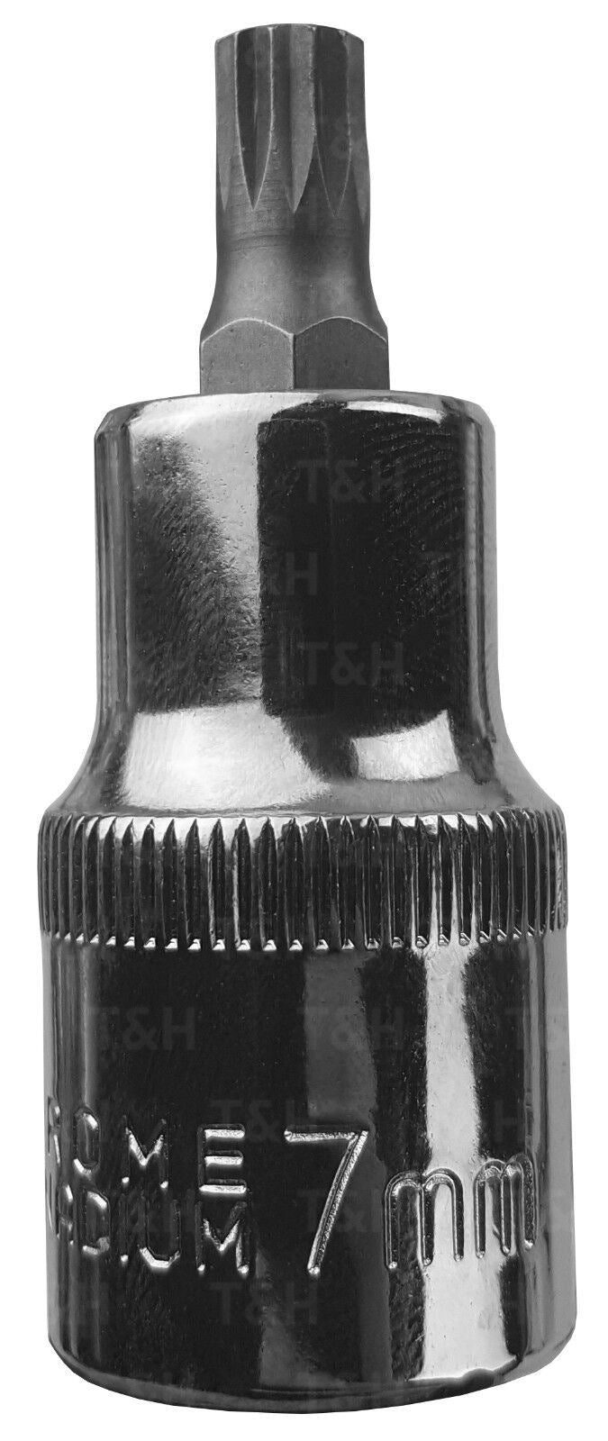 US Pro M7 1/2" Drive 55mm Long Spline Bit Socket ( Single )  3411