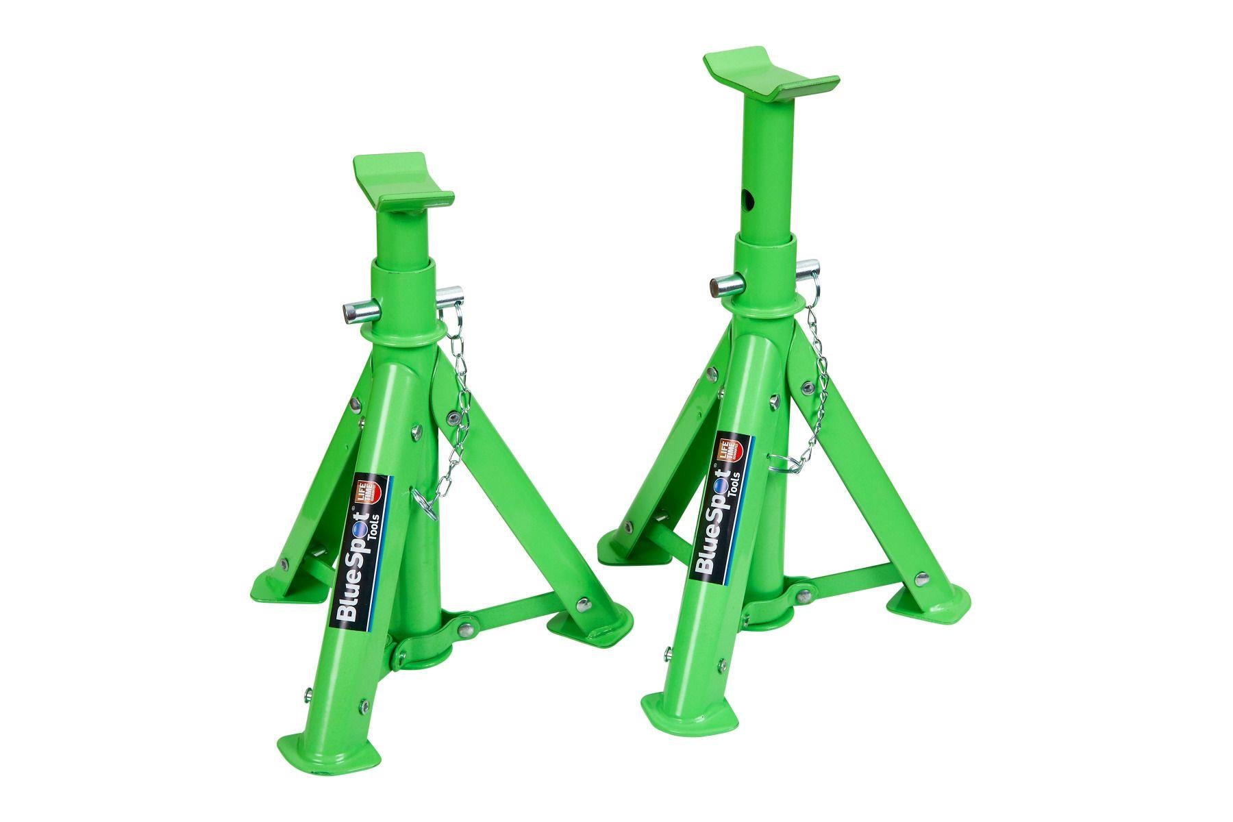 BLUESPOT 2 TON ( TONNE ) FOLDING AXLE STANDS ( PAIR )