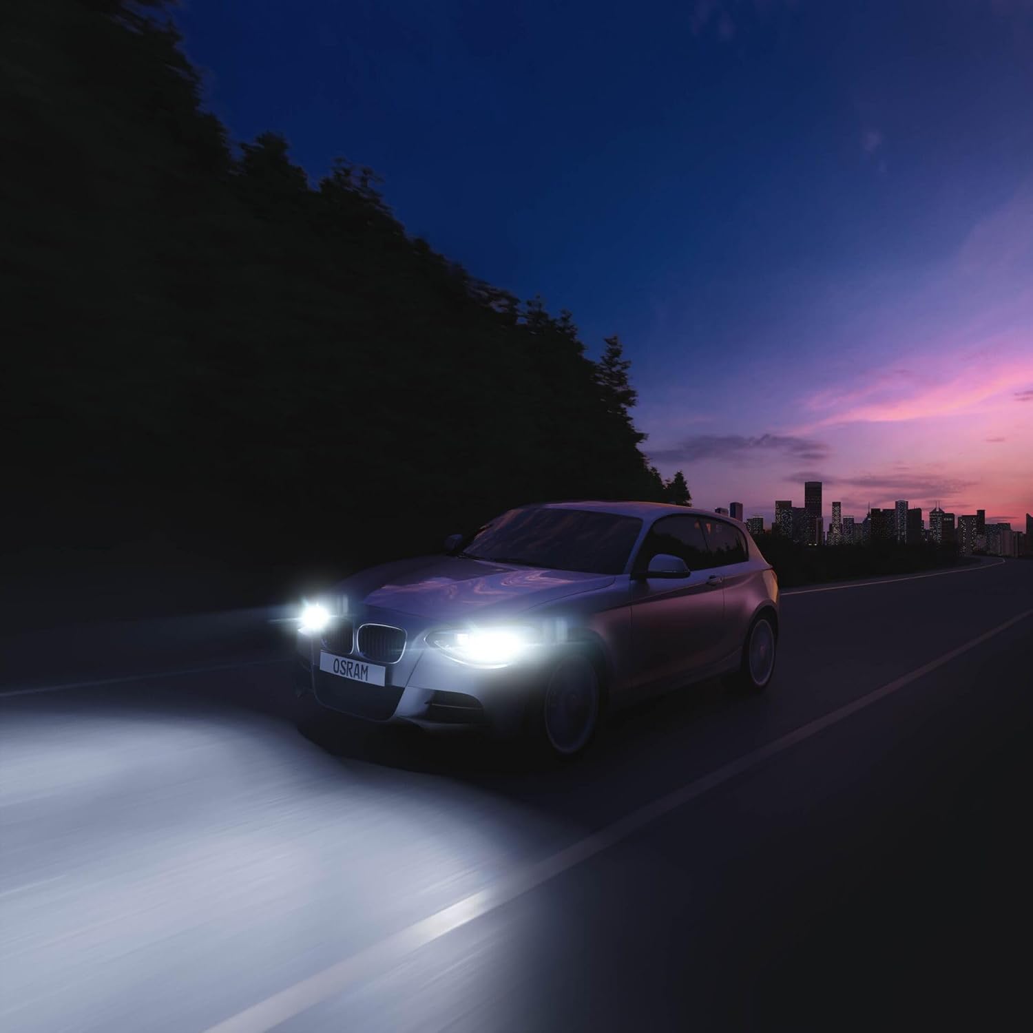 OSRAM H7 Night Breaker +220% Headlight Bulbs ( Twin Pack )  64210NB220 - 2HB