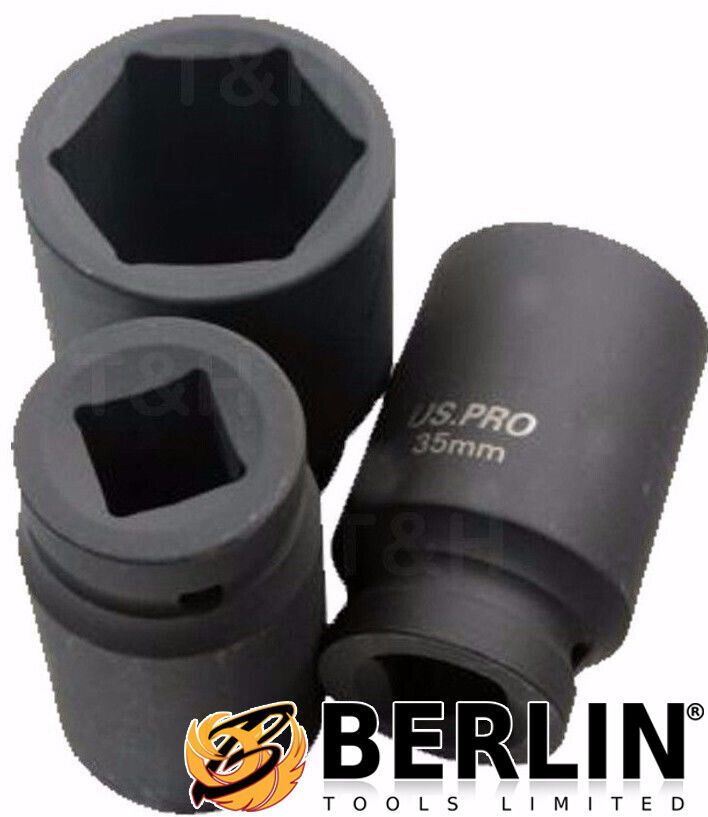 US Pro 12 Piece 3/4" Drive 6 Point Deep Impact Sockets 24mm - 41mm  1360