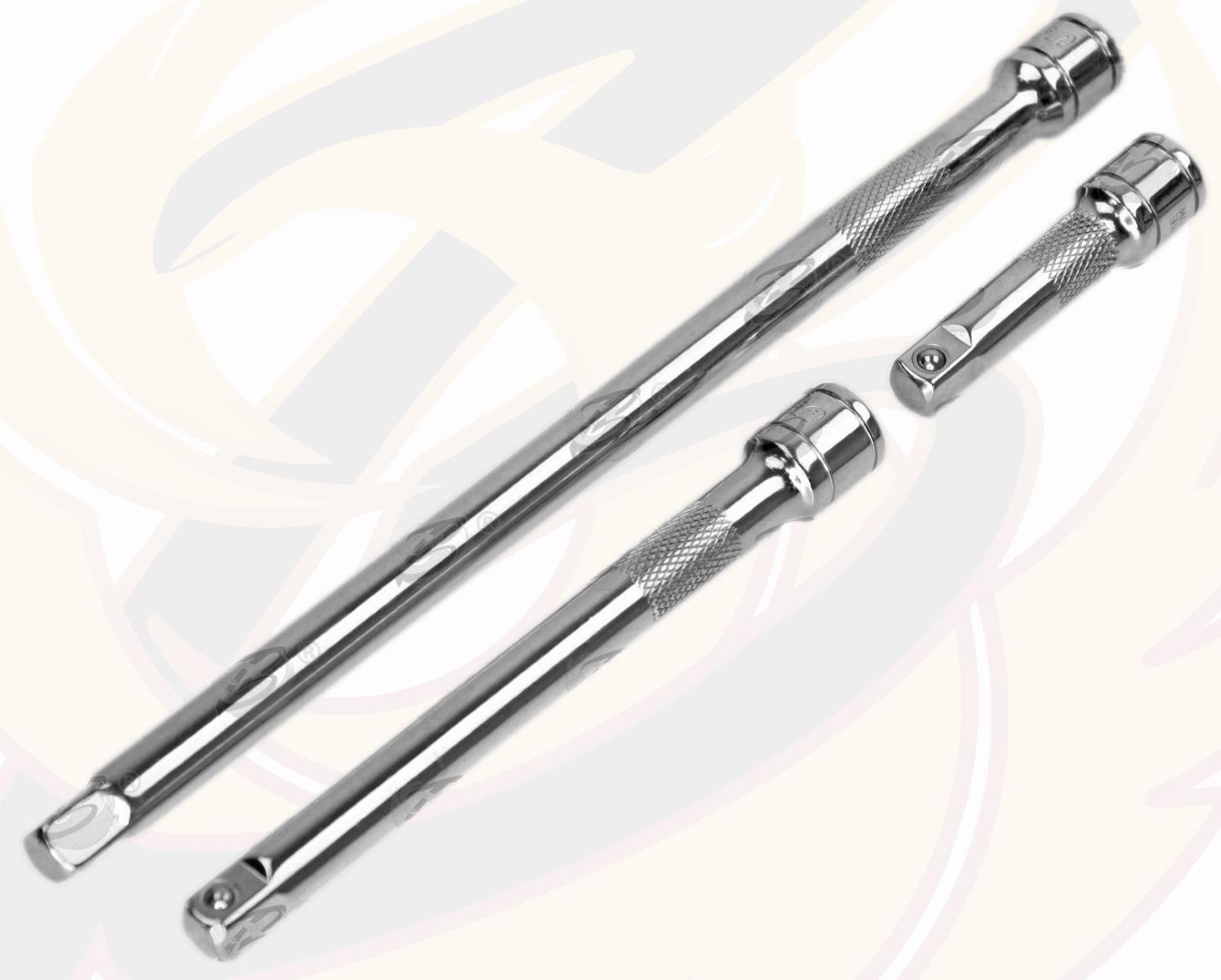 US PRO 3PCS 3/8" DRIVE EXTENSION BARS 75MM - 250MM