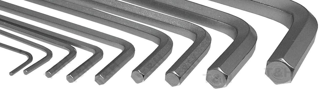 US Pro 9 Piece Stubby Ball End Hex Key Set H1.5 - H10 2083