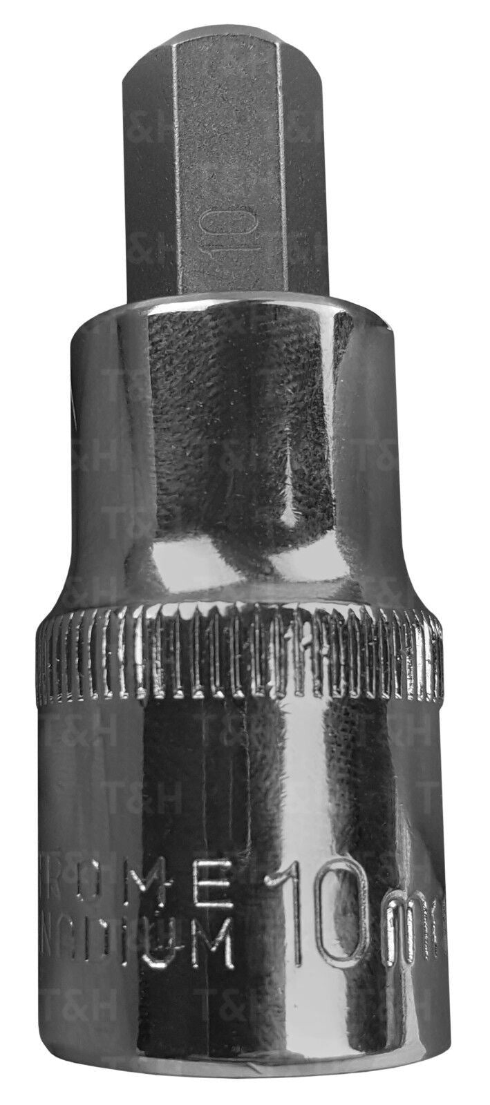 US Pro H10 1/2" Drive 55mm Long Hex Bit Socket ( Single )  3308