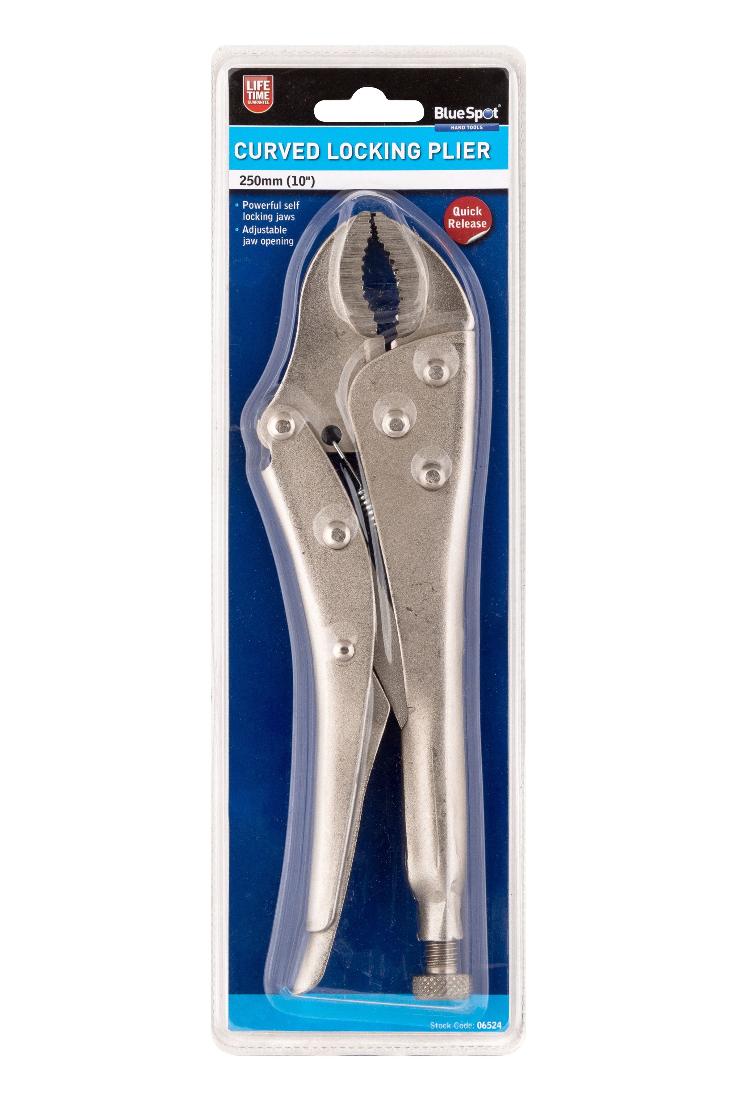 BlueSpot 250mm (10") Curved Locking Plier ( 06524 )