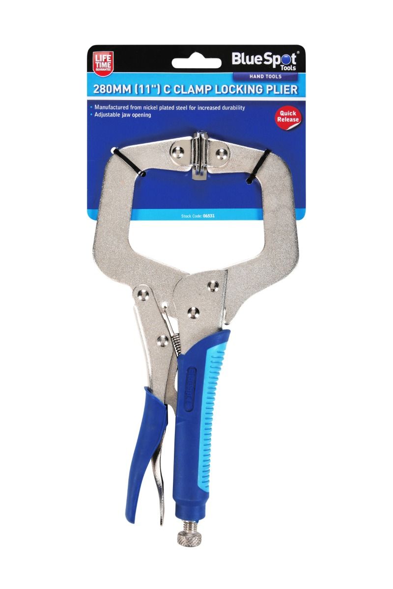 BlueSpot 280mm (11") C Clamp Locking Plier ( 06531 )