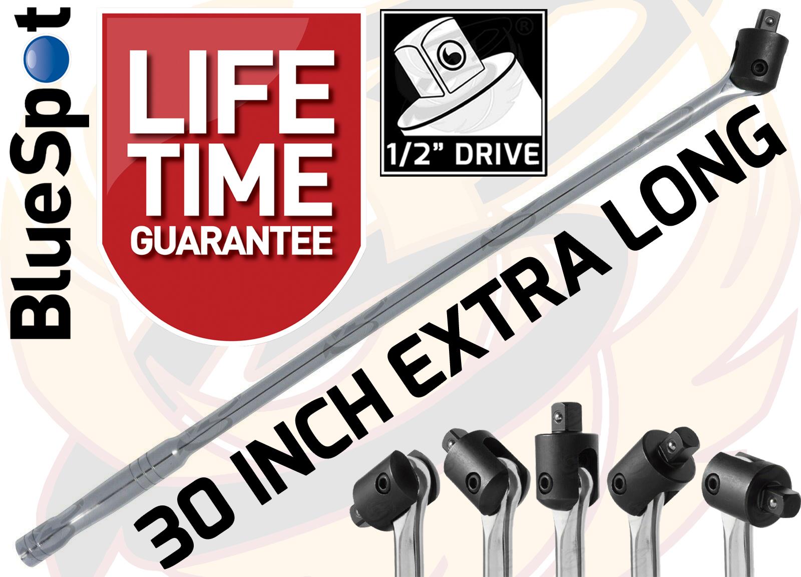 BLUESPOT 1/2" DRIVE 30" LONG BREAKER BAR