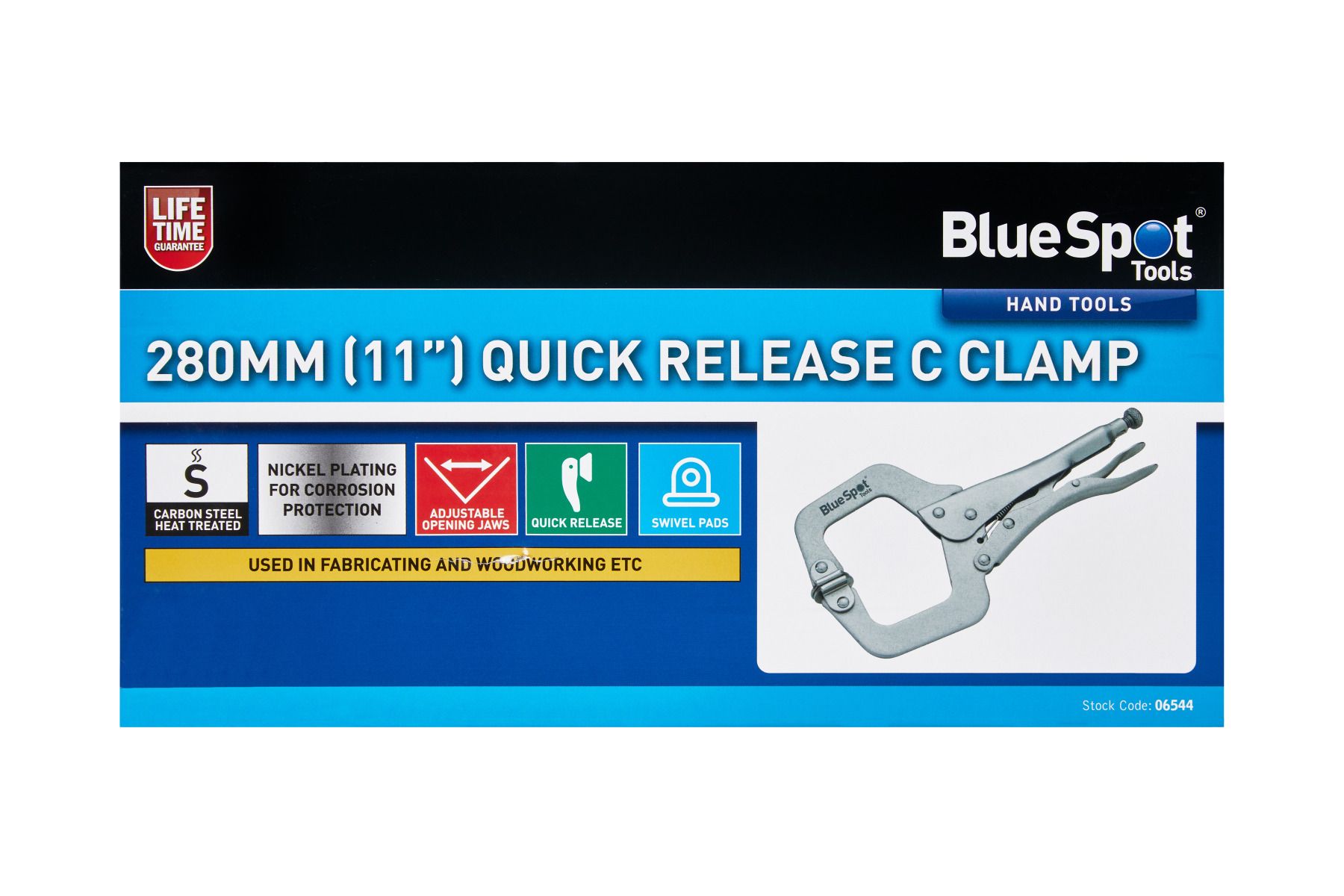 BlueSpot 280mm (11") Quick Release C Clamp ( 06544 )