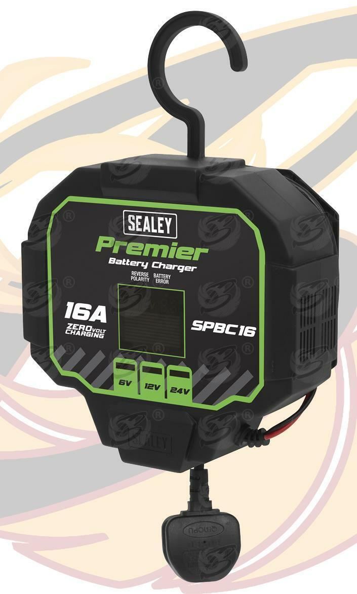 SEALEY 16A FULLY AUTOMATED BATTERY CHARGER