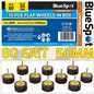 BLUESPOT 10PCS FLAP WHEEL DISCS ( 80 GRIT - 50MM )