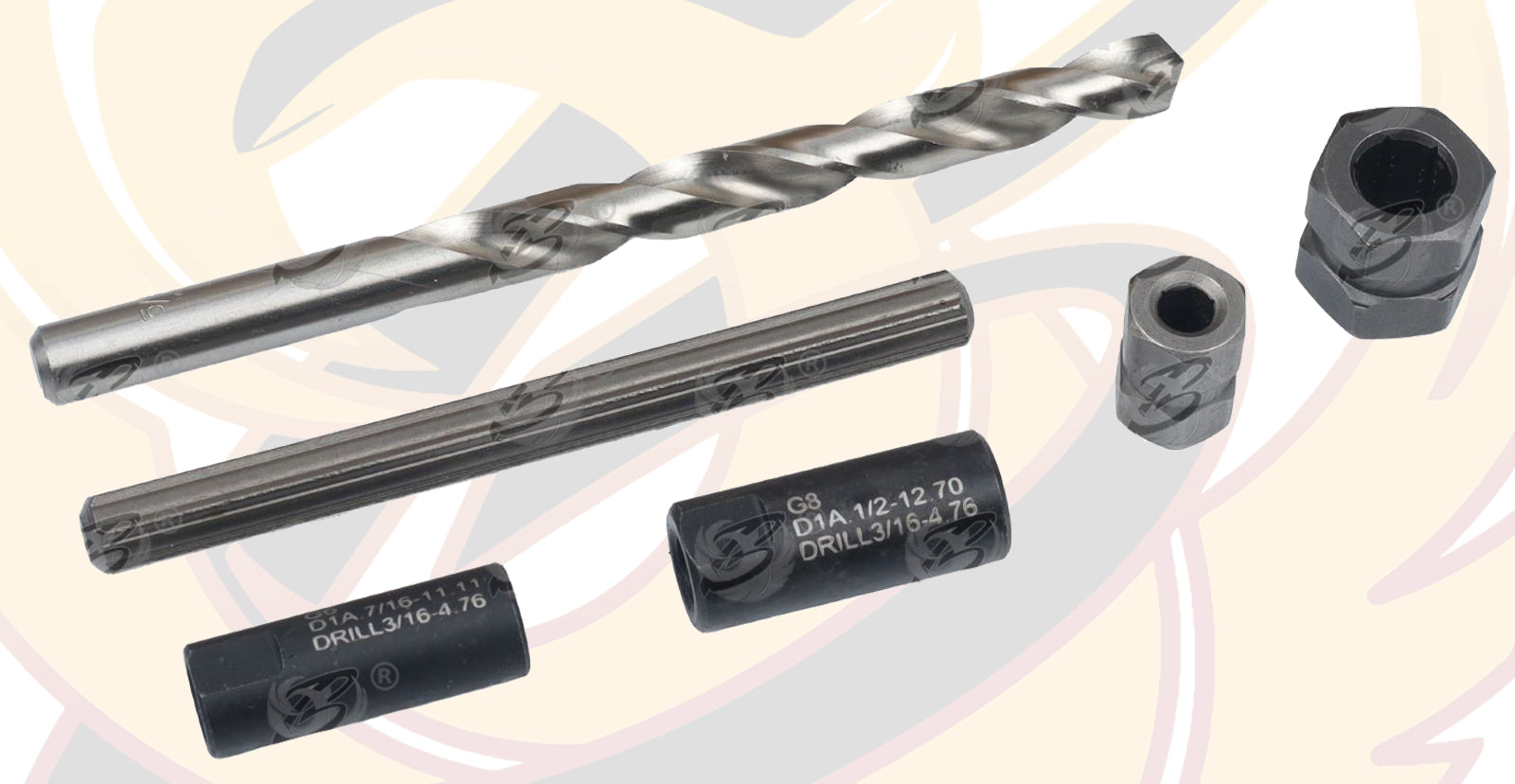 US PRO 25PC SCREW EXTRACTOR DRILL AND GUIDE SET