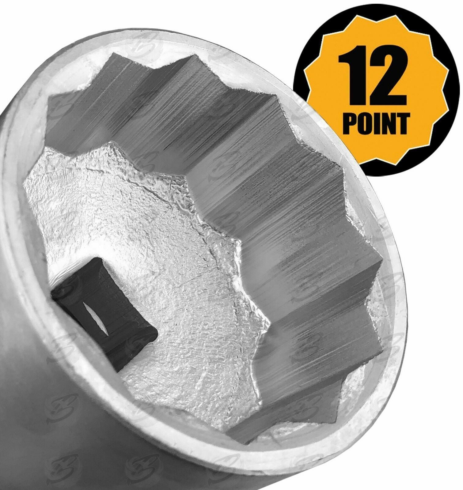 Toolzone 21 Piece 1" Drive 12 Point Socket Set 30mm - 80mm SS020