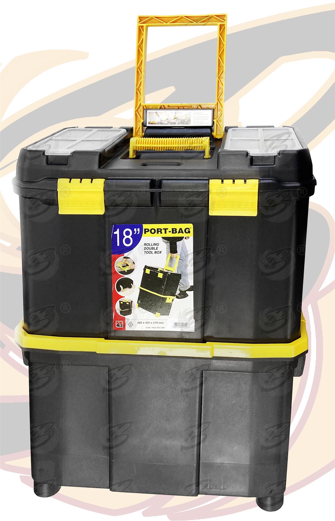 TOOLZONE ROLLING STORAGE TOOLBOX