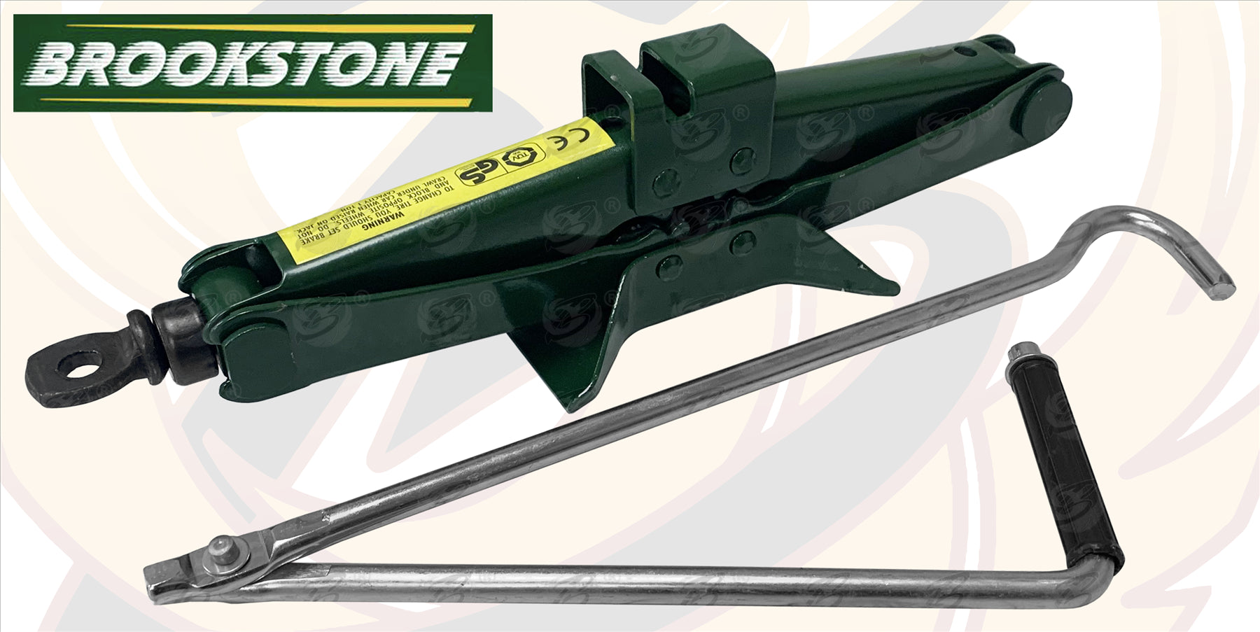 1 TONNE SCISSOR JACK & 1/2" DRIVE EXTENDABLE TYRE WRENCH ( 17MM - 23MM ) ( EMERGENCY TYRE CHANGING KIT )