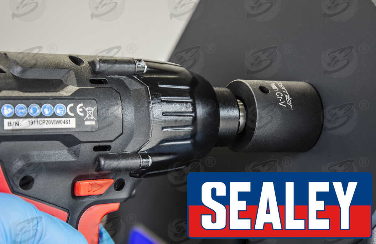 Sealey 16 Piece 1/2" Drive 6 Point Shallow Impact Sockets 10mm - 16mm ( AK5624M )