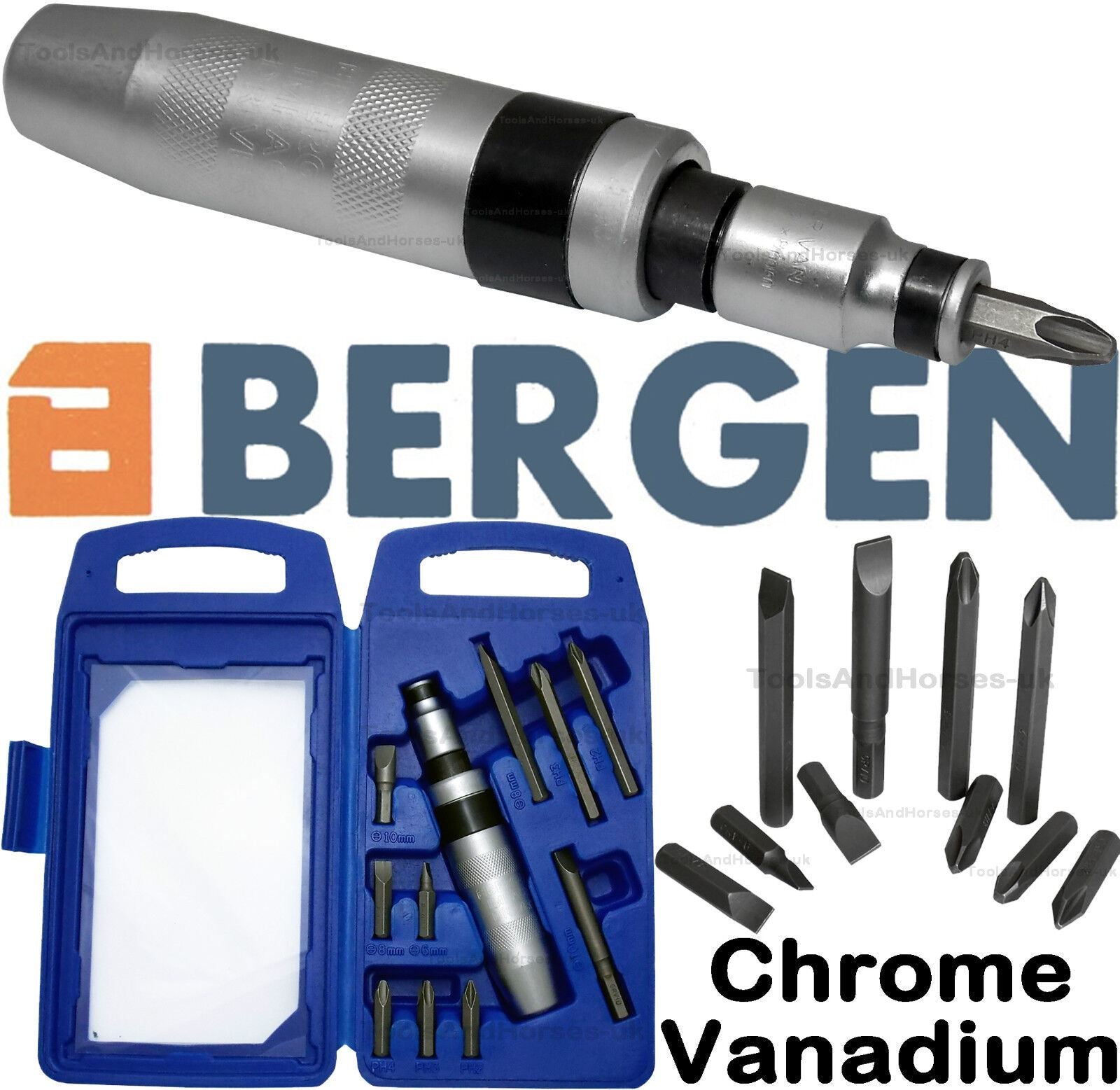 US Pro 11 Piece Impact Driver Set 1611