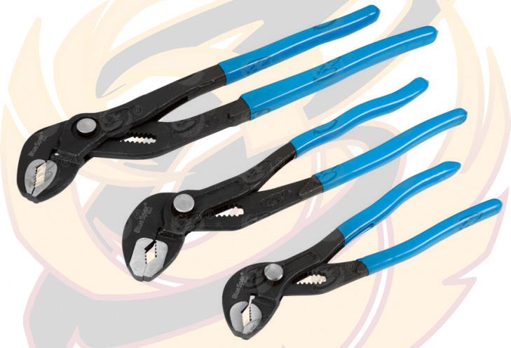 BLUESPOT 3PCS LOCKING WATER PUMP PLIERS