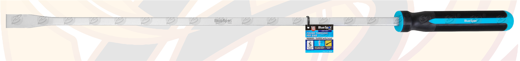 BlueSpot 36" Extra Long Straight Go - Through Pry Bar ( 25549 )