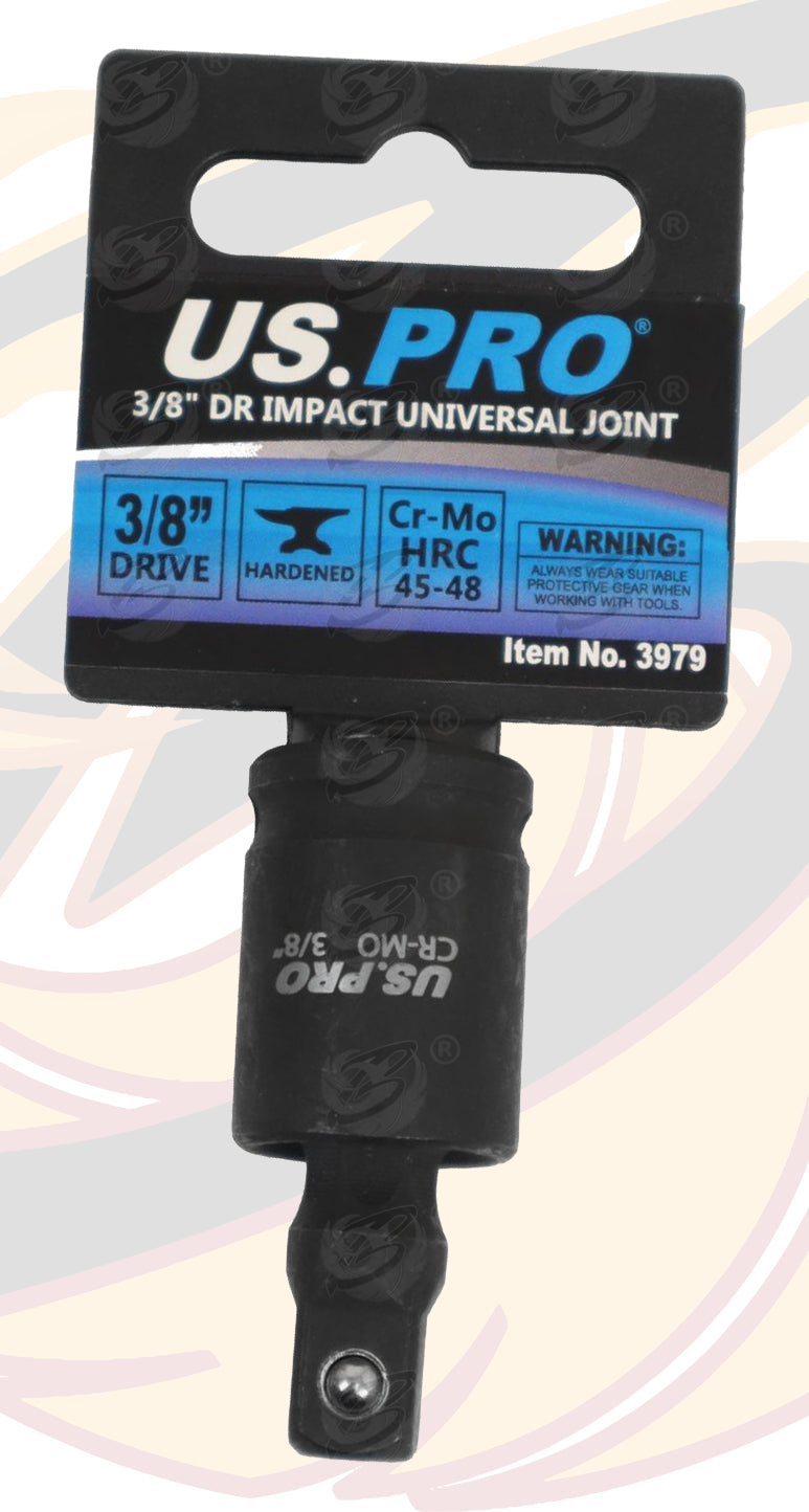 US PRO 3/8" DRIVE IMPACT UNIVERSAL JOINT SWIVEL ADAPTER