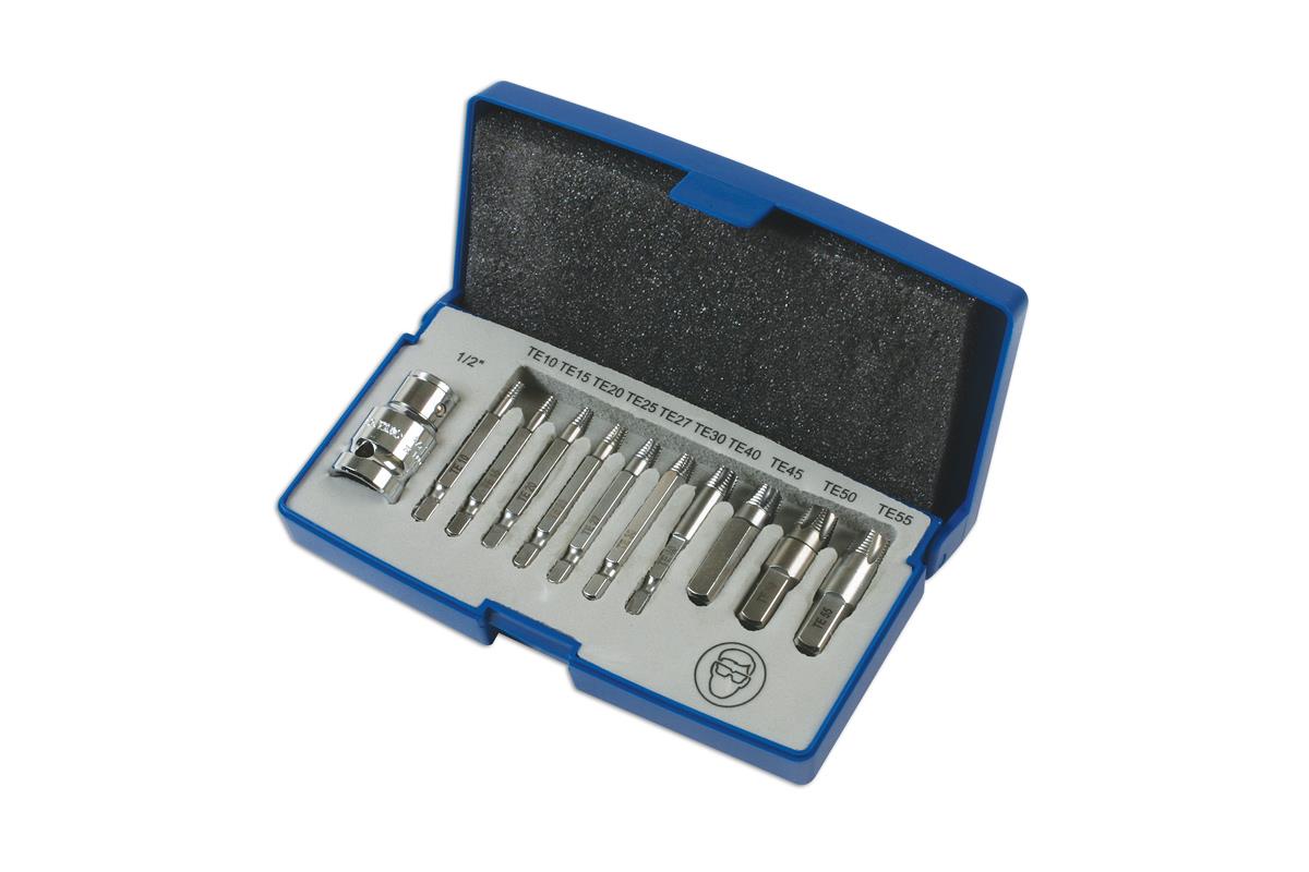 Laser 11 Piece Torx Screw Extractors Te10 - Te55  6080