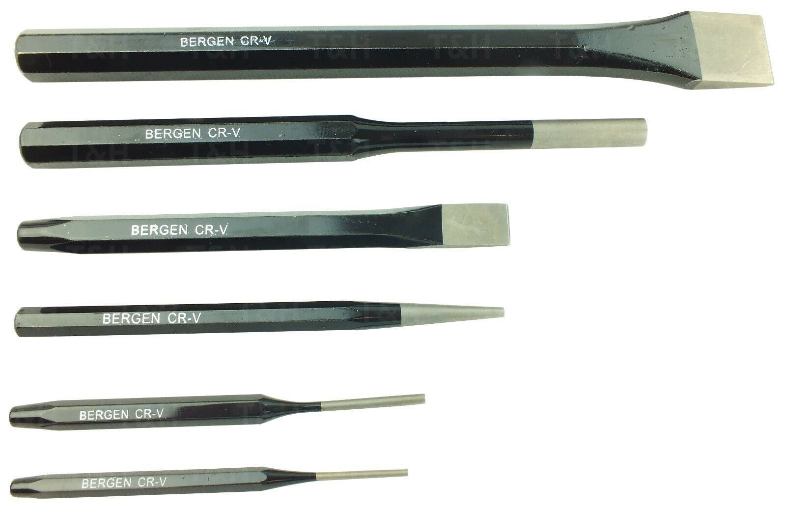 US PRO 28PCS PUNCH & CHISEL SET