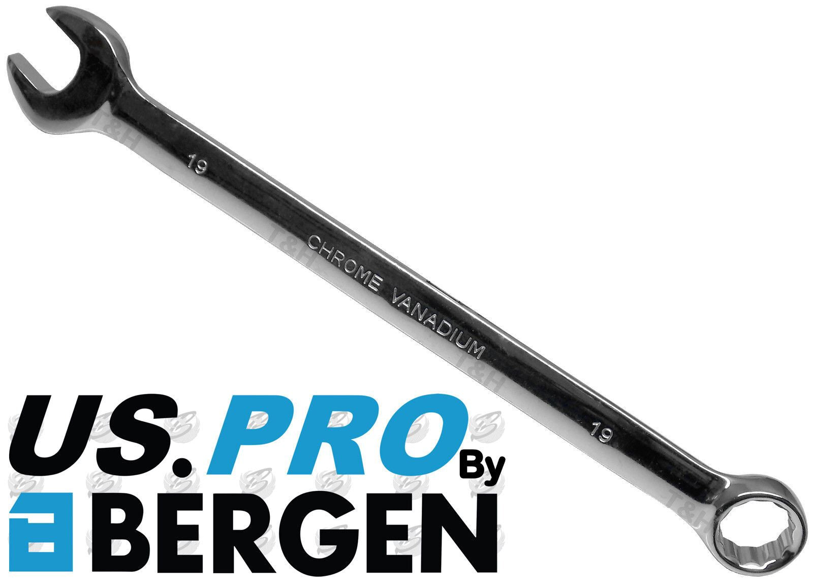 US Pro 12 Piece Extra Long Combination Spanner Set 8mm - 19mm ( 3595 )