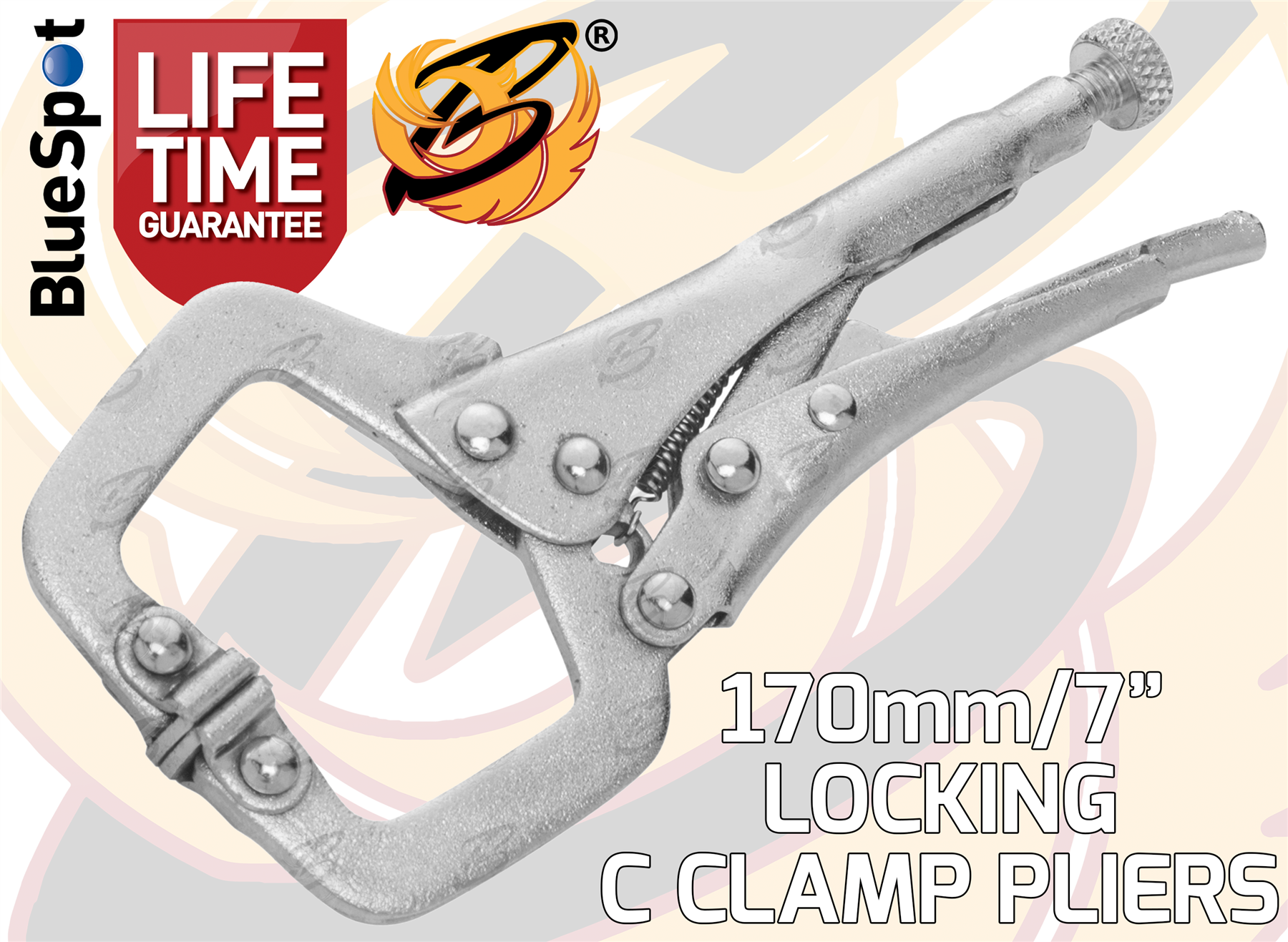 BlueSpot 170mm (7") Locking C Clamp ( 06527 )