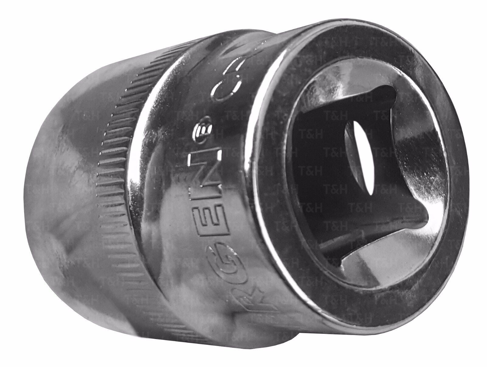 US PRO 17PCS 1/2" DRIVE 6 POINT SHALLOW SOCKETS 10MM - 30MM