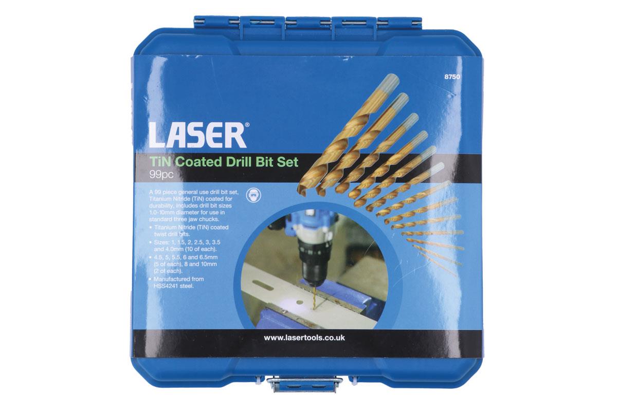 Laser 99 Piece HSS Drill Bit Set 1mm - 10mm  8750
