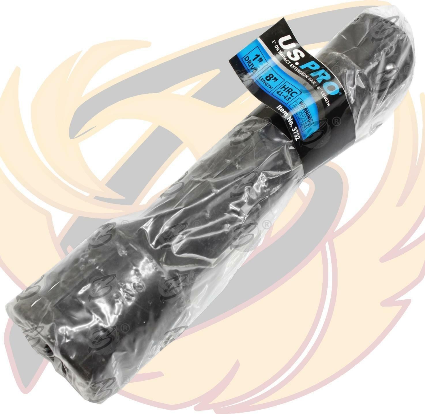 US Pro 1" Drive 8" Long Impact Extension Bar  3732