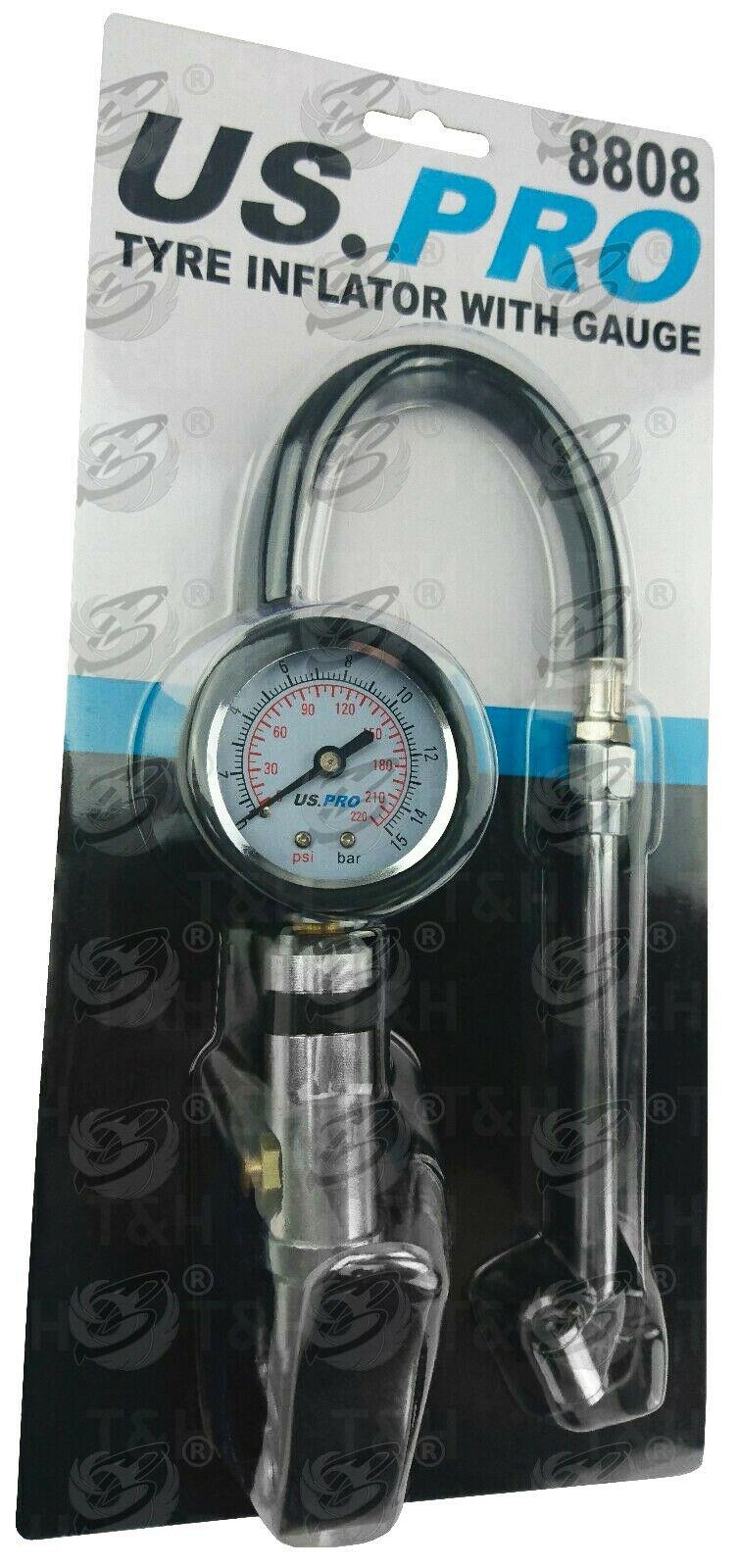 US PRO 220PSI TYRE INFLATOR