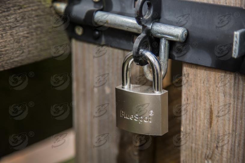 BLUESPOT 50MM SATIN FINSIH PADLOCK