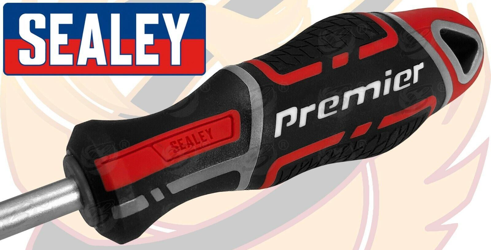 SEALEY 11PCS MAGNETIC SCREWDRIVER SET ( SLOTTED - PHILLIPS - POZIRDRIVE )